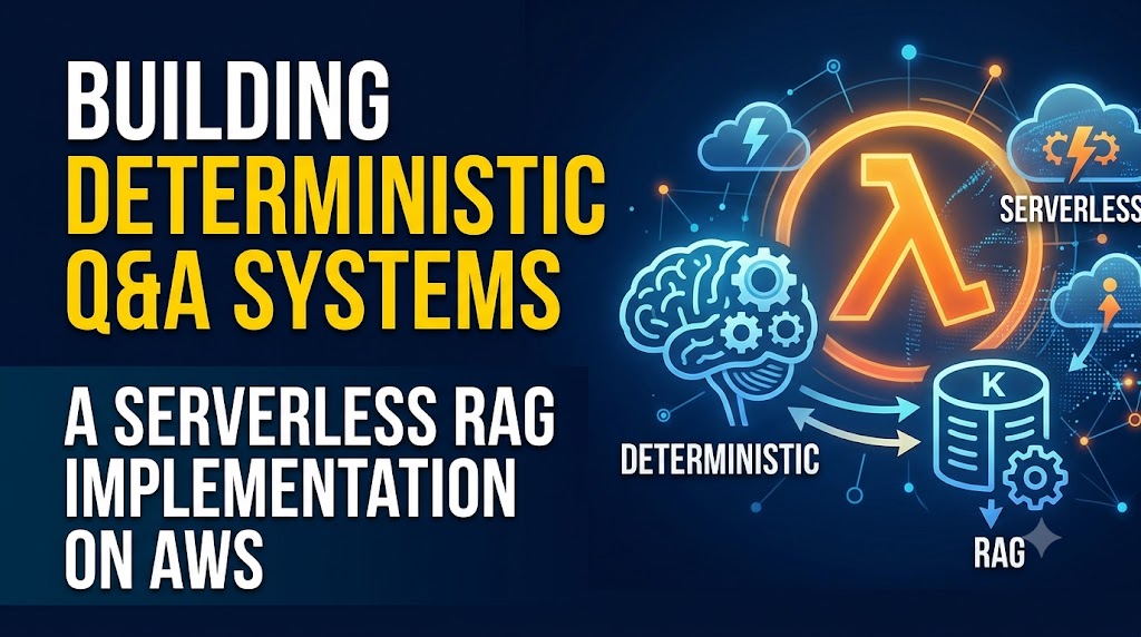 Building Deterministic Q&A Systems: A Serverless RAG Implementation on AWS