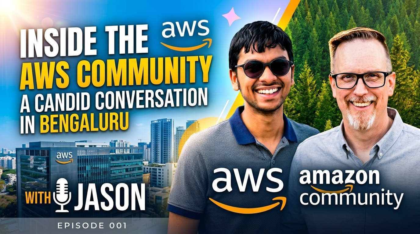 Inside the AWS Community with Jason: A Candid Conversation in Bengaluru