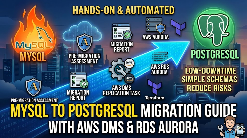 MySQL to PostgreSQL: A Hands-On AWS DMS Migration Guide with AWS RDS Aurora