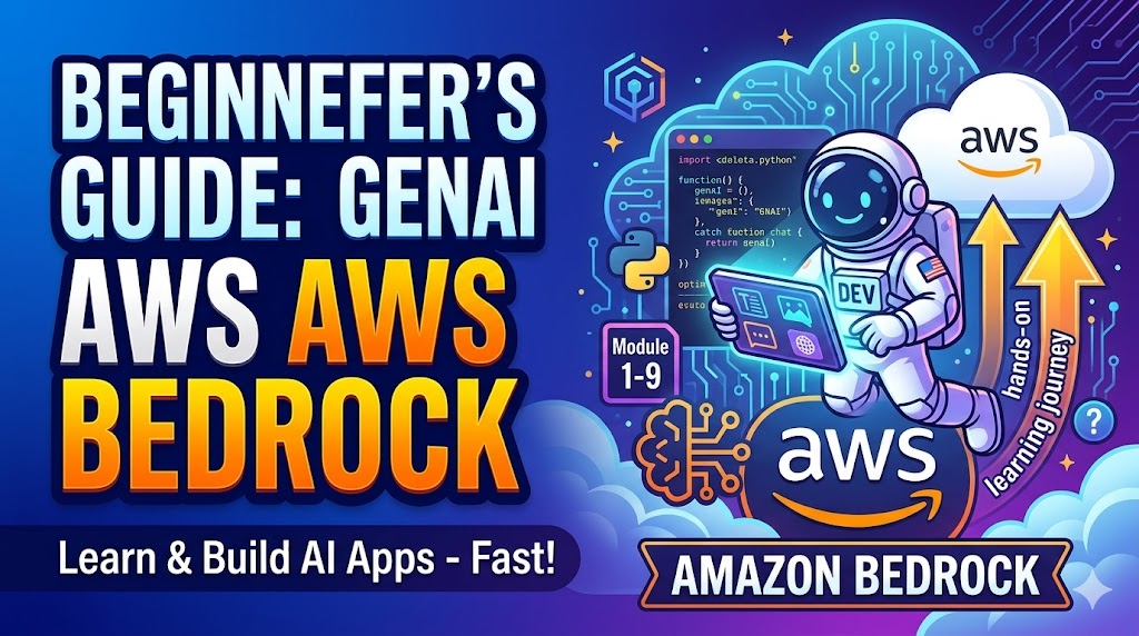 Beginners guide to learn and build Generative AI applications on AWS Bedrock